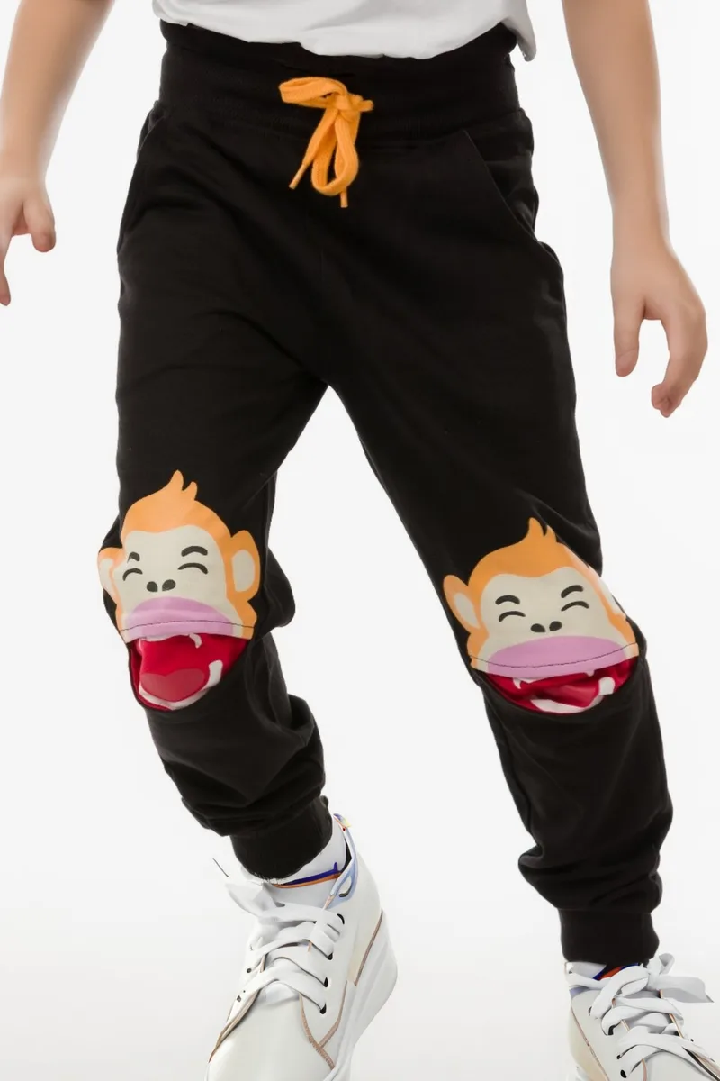 Monkey 3D Knee Pants front view